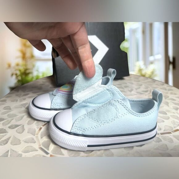 Converse Chuck Taylor All Star CTAS Toddler Baby One Strap Sneakers Shoes - Picture 8 of 16